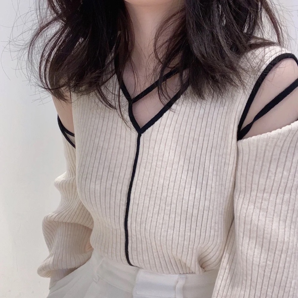 ❌SOLD❌ SNIDEL 2 Piece Bolero Layered Knit Pullover